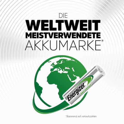 Batterie ricaricabili Energizer Power Plus Rech DP10 AAA 700 mAh - conf. 10 pz - E300850100